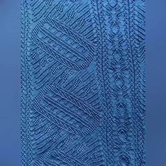 Witchery Women’s Navy Blue Garden Girl Preppy Prep Sheer Puff Sleeve Top Small - Picture 6 of 14